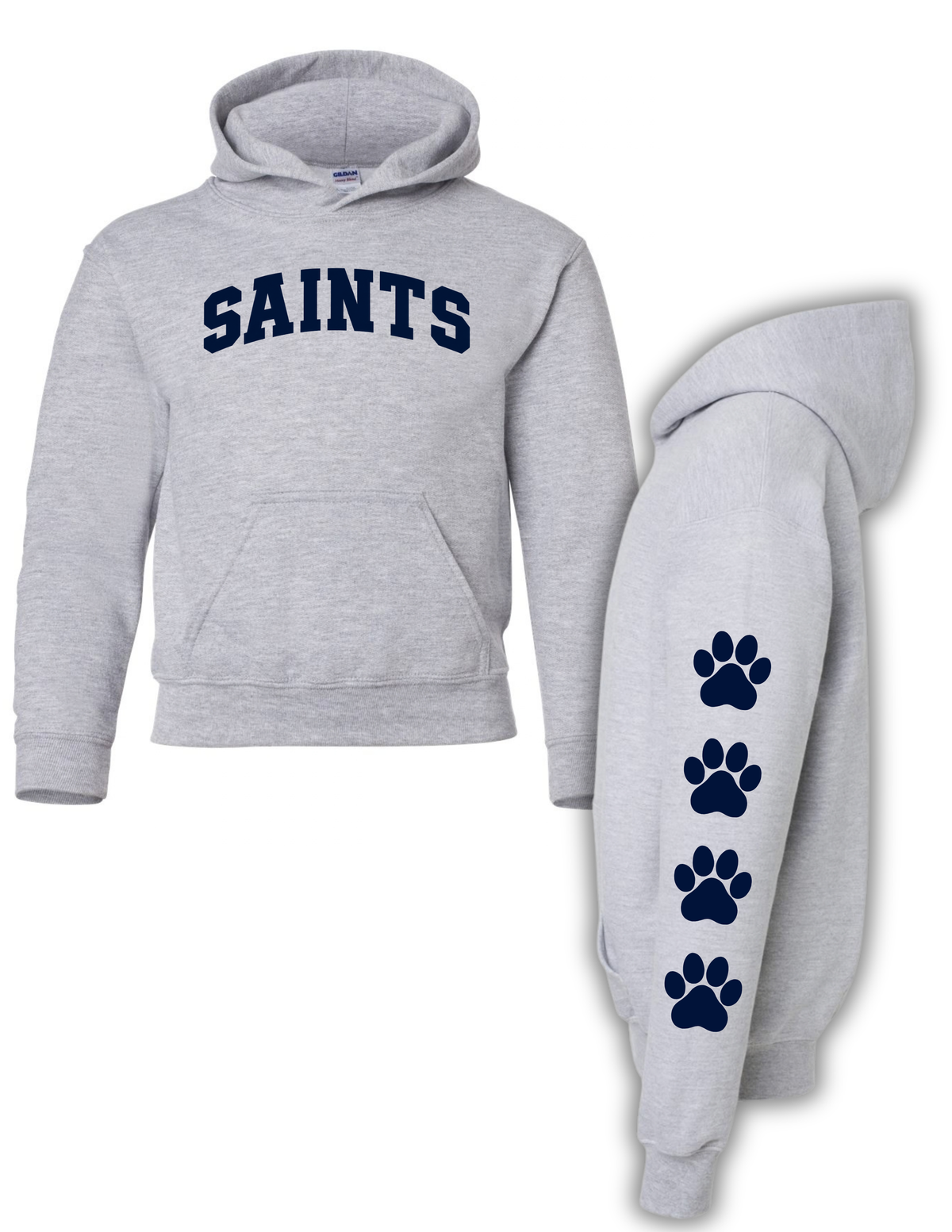Gray Saints Hoodie
