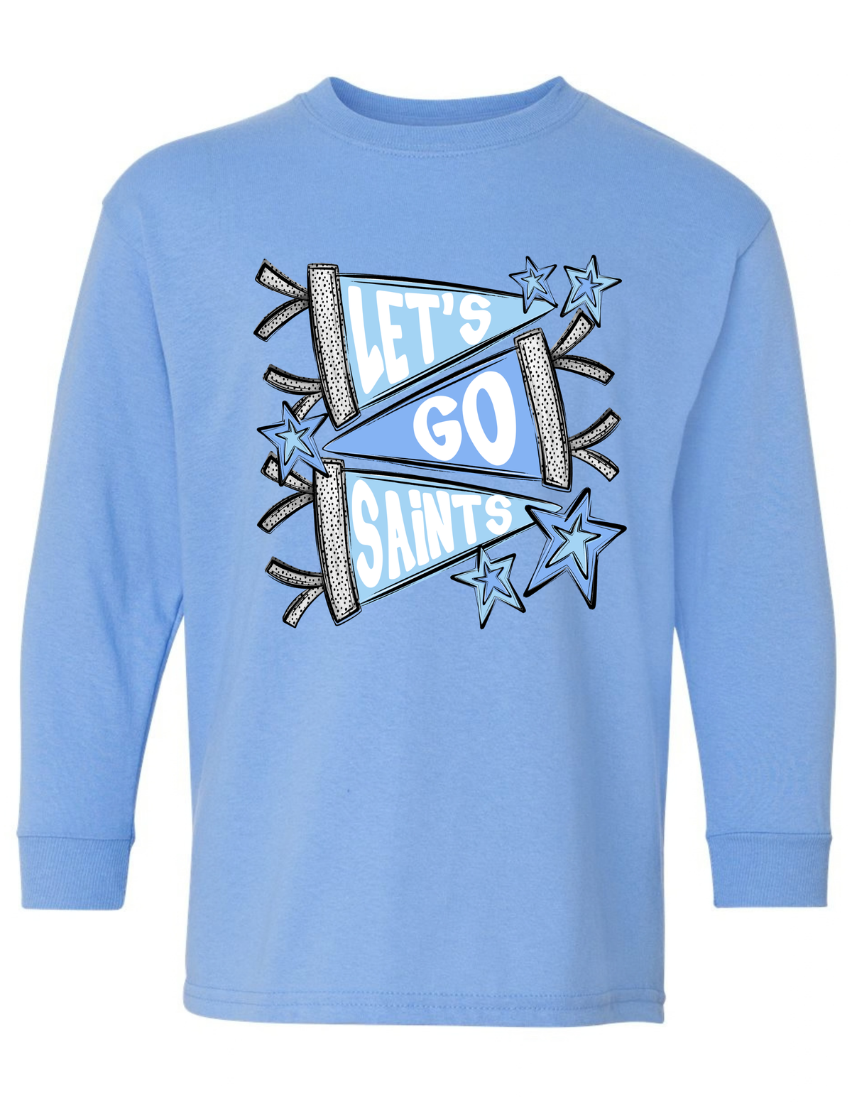 Let's Go Saints Long Sleeve Tee