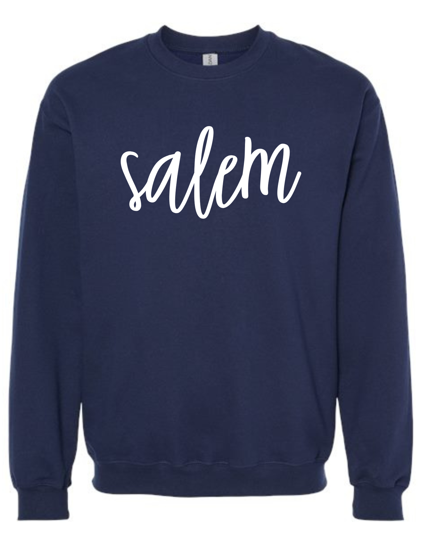 Salem Cursive Print - Crewneck Adult Sizes