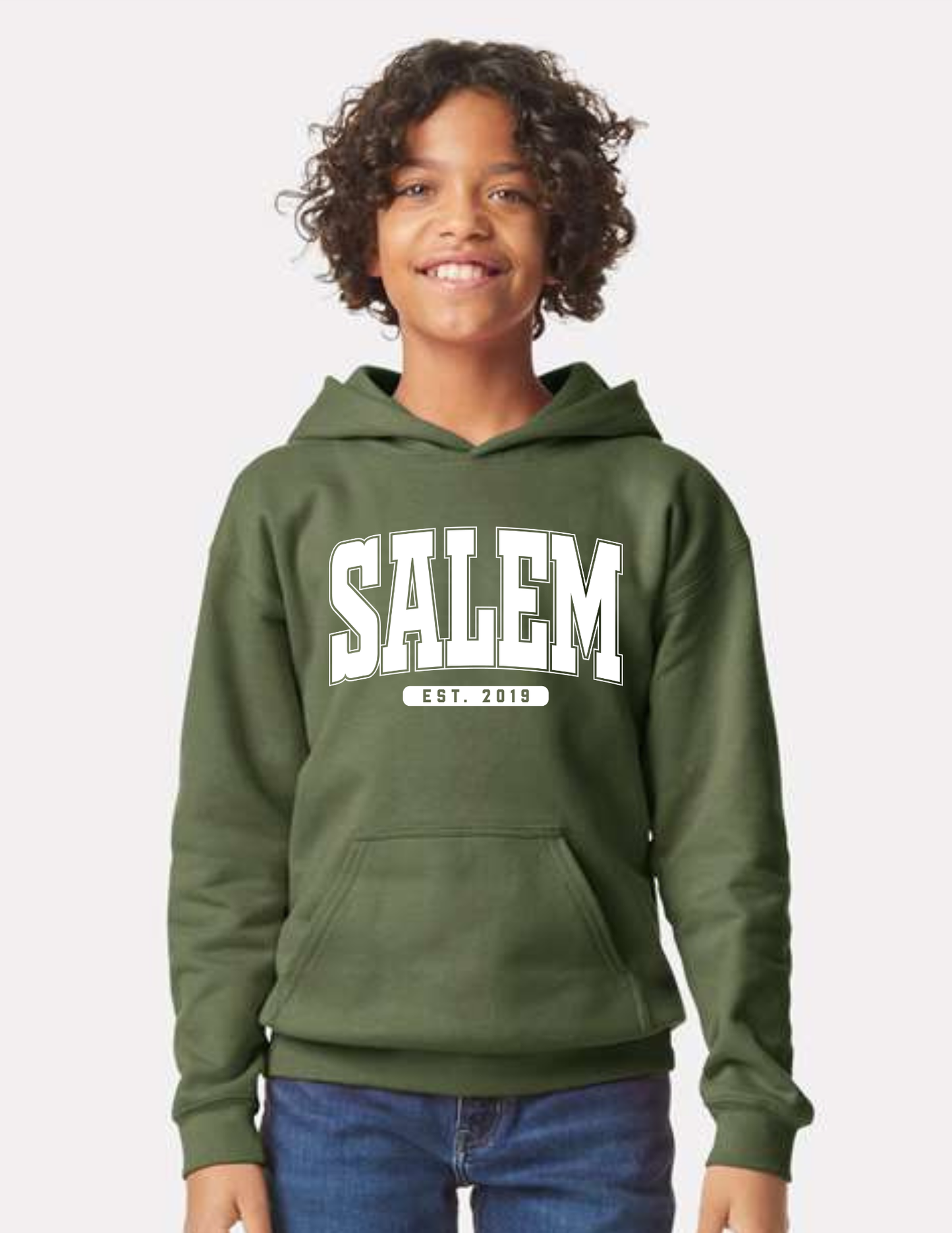 Salem Block Print - Hoodie
