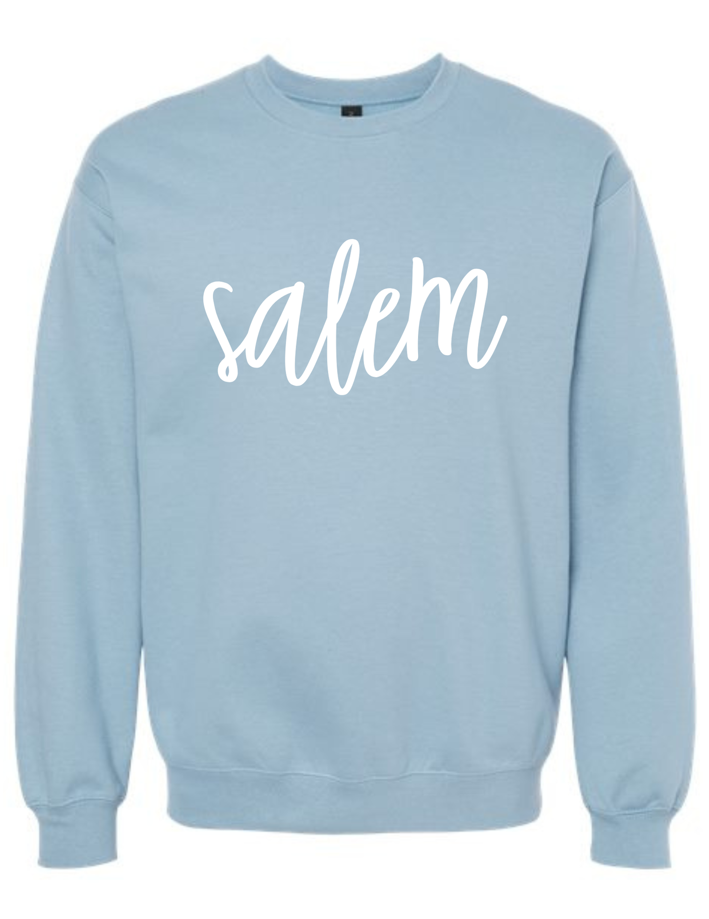 Salem Cursive Print - Crewneck Adult Sizes