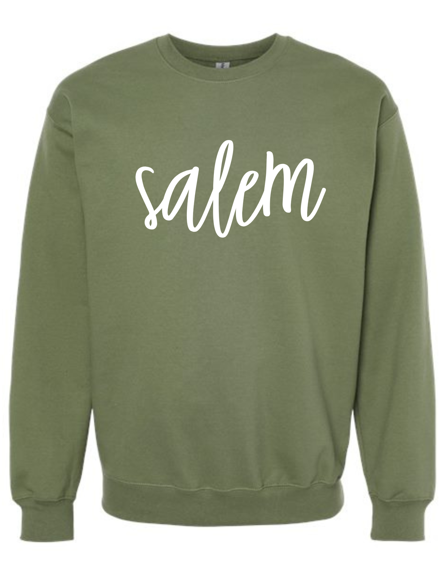Salem Cursive Print - Crewneck Adult Sizes