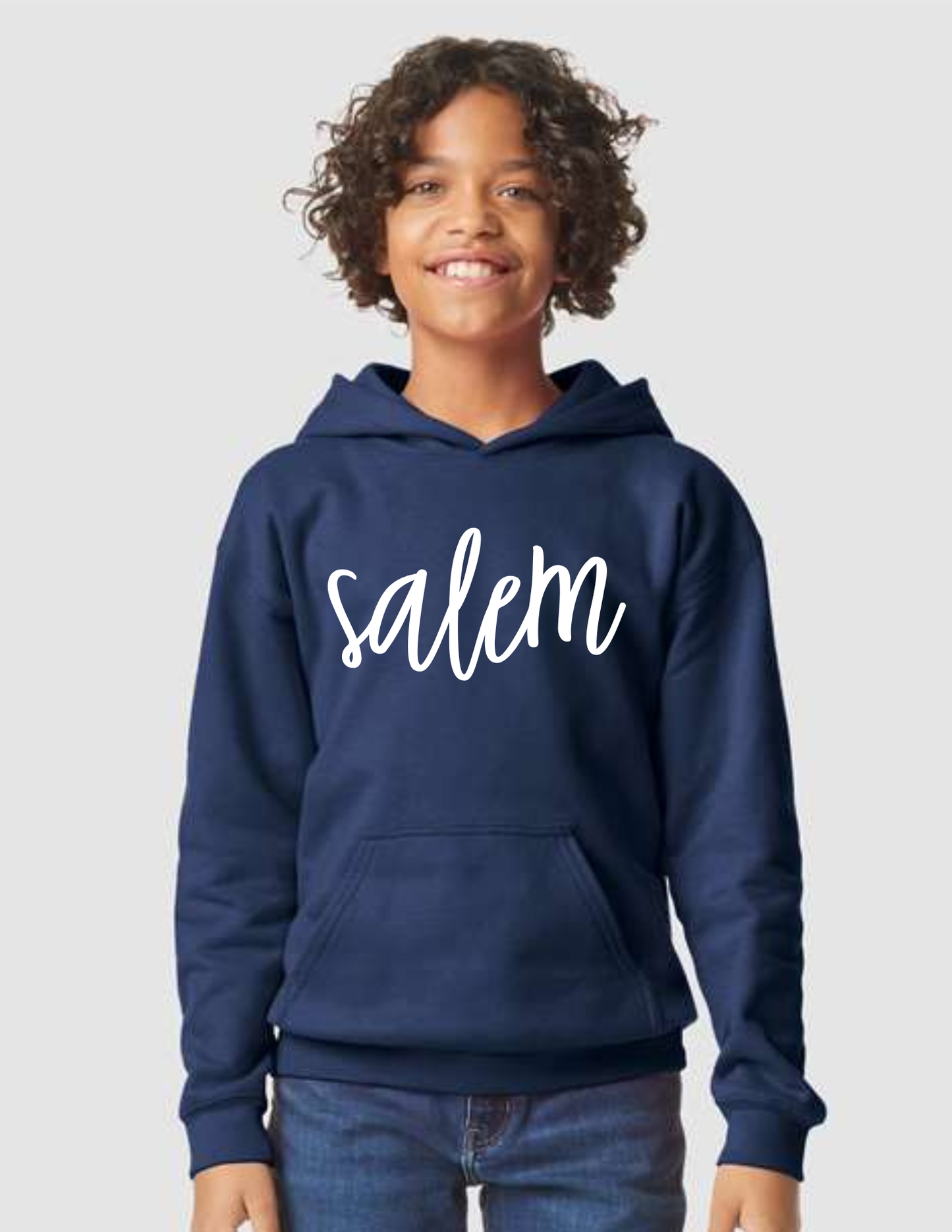 Salem Cursive Print - Hoodie