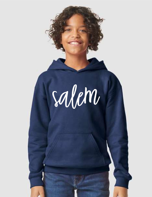Salem Cursive Print - Hoodie