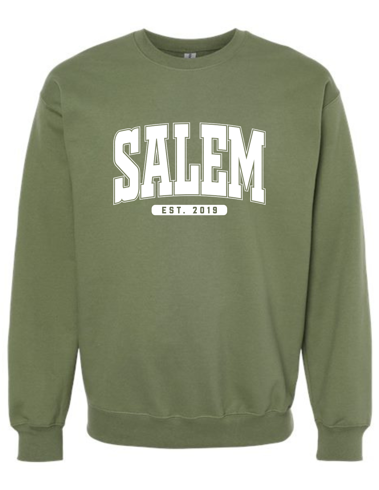 Salem Block Print - Crewneck Adult Sizes