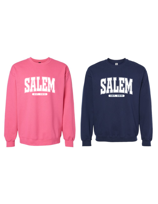 Salem Block Print - Crewneck Youth Sizes