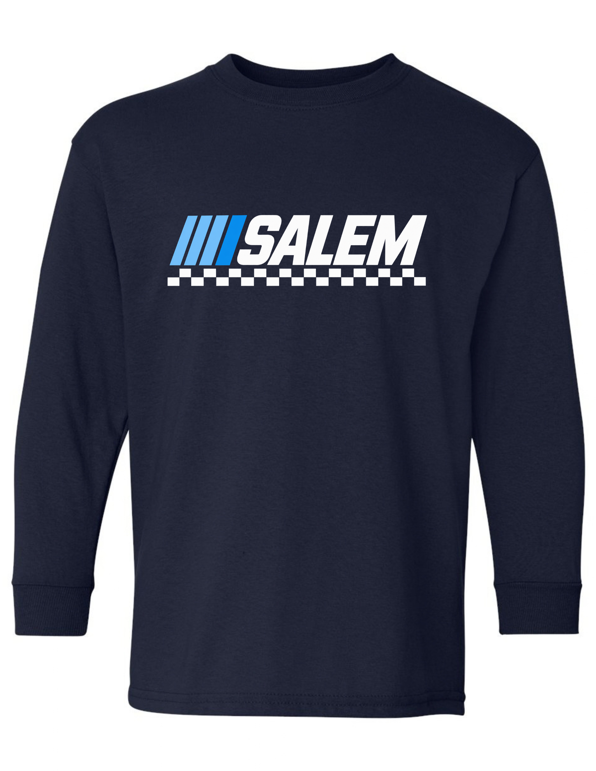 Navy Track Long Sleeve Tee