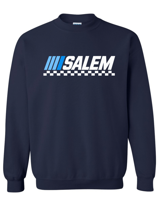 Navy Track Crewneck